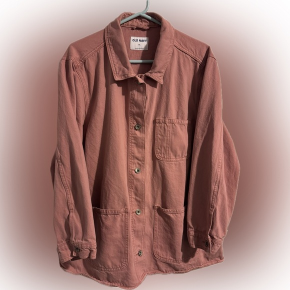 Old Navy Jackets & Blazers - Dusty Rose Denim Oversized Jacket XXL